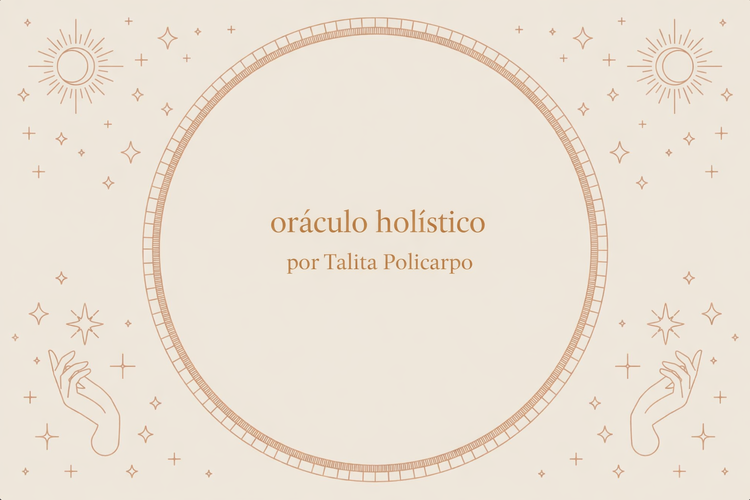 Banner do Oráculo Holístico